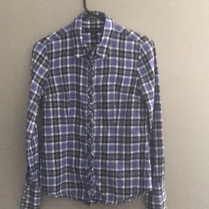 Banana Republic plaid button up shirt